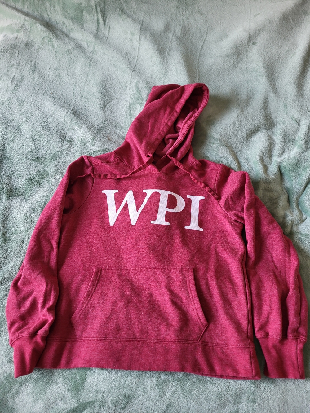 WPI Worcester Polytechnical Institute - Crimson Hoodie - Sz M